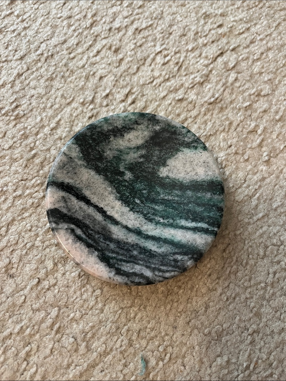Green Marble ring dish